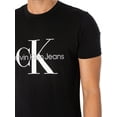 thumbnail image 4 of Calvin Klein Jeans Core Monologo Slim T-Shirt, Black, 4 of 6