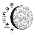 thumbnail image 4 of Naloa Sea Turtle PVC Leather Spare Tire Wheel Cover for Car Truck SUV Camper Trailer Universal Fit many size14 inch, 4 of 6