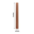 thumbnail image 3 of Efavormart 5 Pack | 9" Beige Premium Unscented Ribbed Wick Taper Candles, Tall Ribbon Wax Dinner Candles, 3 of 11