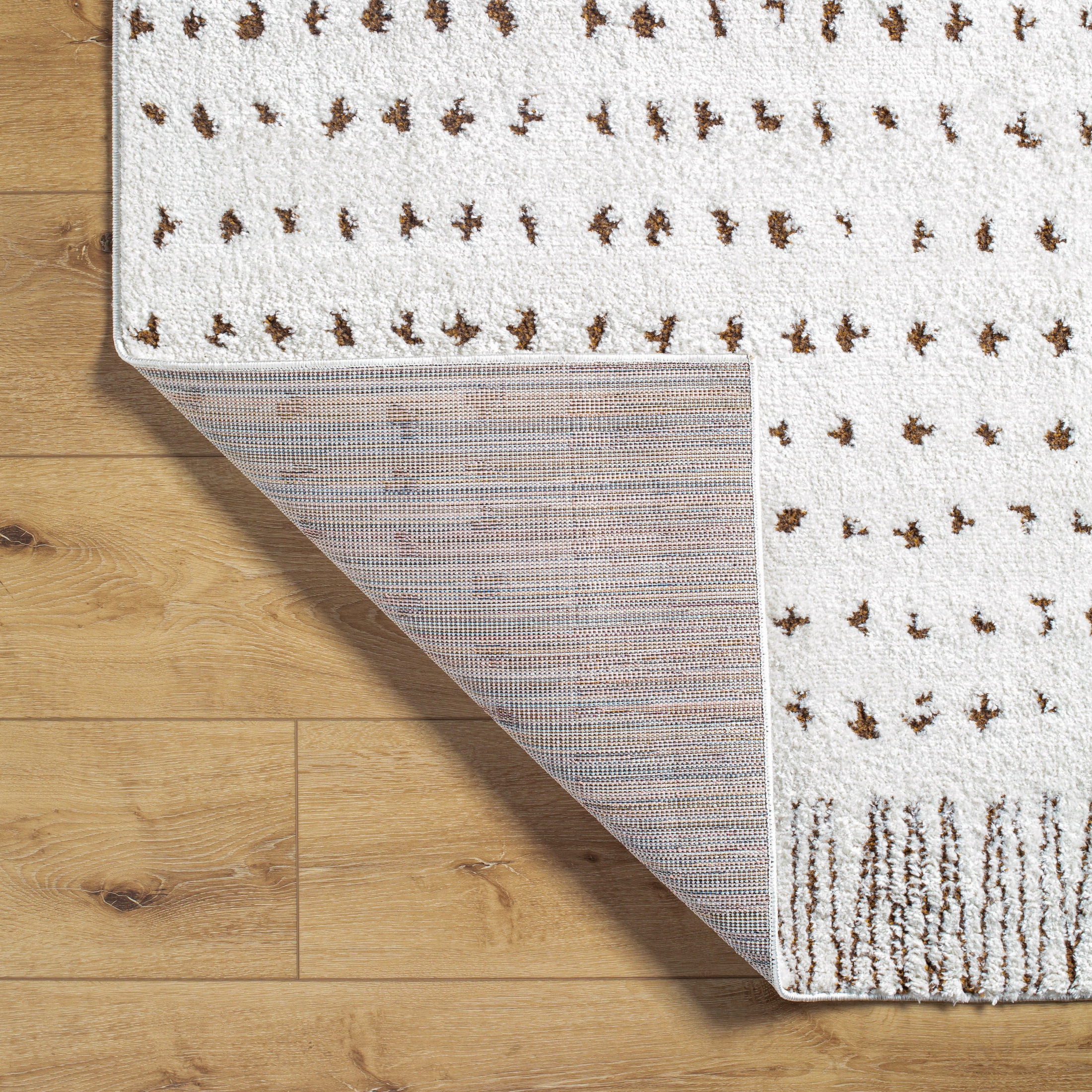 Livabliss Area Rugs for Living Room, 8x10 Freud Modern Ivory Rug, Bedroom Dining Room Home Decor Stain Resistant Carpet (7'10" x 10')