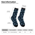 thumbnail image 2 of Vsdgher Beautiful Butterflies Crew Socks for Men & Women, Breathable Casual Athletic Ankle Socks, 2 of 6