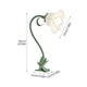 thumbnail image 3 of Lámpara de flores con abrazadera | Luz de lectura LED de 3 modos de color | Lámpara de escritorio flexible con clip de cuello de cisne | Luz nocturna recargable por USB Valley Flower | Verde Vintage, 3 of 9