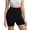 Black, variant on Women's High Waisted Yoga Shorts, Tummy Control Booty Lifting Workout Shorts, Compression Running Gym Shorts for Women, Athletic Fitness Shorts Blackish Green L