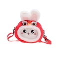 thumbnail image 4 of Bolso de hombro Hugo para niñas con forma de animal Estilo A de felpa Hugo Tote de hombro, 4 of 10