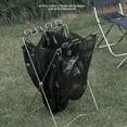 thumbnail image 2 of Generic Portable Folding Trash Rack for Outdoor Use - Dedicated Holder for Garbage Bags, Ideal for Kitchen, Camping, and Barbecue - Available in Black or White, 2 of 6