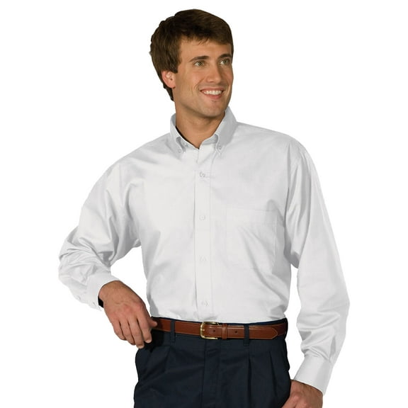 Edwards Men's Long Sleeve Soft Touch Poplin Shirt