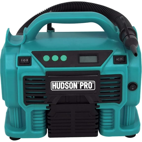 Hudson Pro 23005 Dual Power Deflator Inflator, Teal
