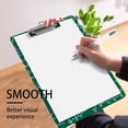 thumbnail image 5 of Clipboard Nursing Math and Trigonometry Acrylic Clip Board with Low Profile Metal for A4 Paper Size Clip Hangable Office Work School Whiteboard Clipboards, 5 of 7