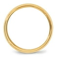 thumbnail image 2 of 14K Yellow Gold Ring Band Wedding Beveled Comfort 6mm Bevel Edge Fit Size 13, 2 of 4