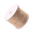thumbnail image 4 of Cuerda de yute hecha a mano para bricolaje, paquete de jardinería, poste para rascar para mascotas, cuerda de yute para manualidades, 4 mm, 20 m seitruly HA5209-01B, 4 of 6