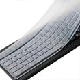 thumbnail image 1 of Transparent Keyboard Protector for PC, Dustproof Waterproof Silicone Cover for 104/107-Key Standard, 1 of 5