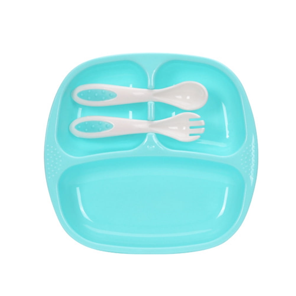 Buy Visland 3Piece/Set Kid Plate Set Toddler Plates Dinnerware Dinner Dish Set Baby Feeding