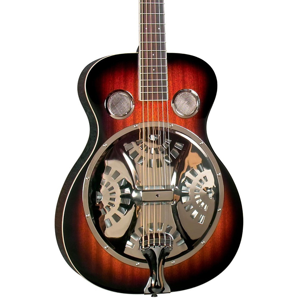 Regal RD30V Round Neck Resonator Guitar Vintage Sunburst