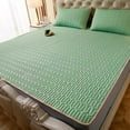 thumbnail image 6 of Chamoist Twin Quilt Bedding Set,Summer Quilt Sets, Soft Sheet Set,Bed Sheets Cotton ,Quilt Cover SetEmulsion Mattress Topper Layer Of Emulsion Foam Breathable Comfort,Responsive Support 3 piece Set, 6 of 9