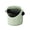 Green, variant on Coffee Knock Box, Espresso Dump Bin, Espresso Knock Box Coffee Knock Box, Coffee Ground Dump Bin with Removable Knock Bar Trash Can Non-Slip Base - Green