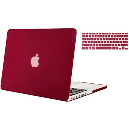Mosiso Retina 15-Inch 2 in 1 Soft-Touch Plastic Hard Case and Keyboard Cover for MacBook Pro 15.4