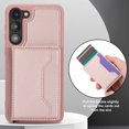 thumbnail image 5 of for Samsung Galaxy S23 Plus 2 In 1 Detachable Magnetic Card Slots Back Case, PU Leather RFID Blocking Kickstand Fashion Shockproof Protective Phone Case Cover for Samsung Galaxy S23 Plus, Rosegold, 5 of 9