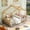 Oak, variant on Harper & Bright Designs Wooden House Bed Twin Size Platform Bed Frames with Headboard and Footboard, Roof Design