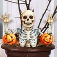 thumbnail image 3 of Spooky Halloween Lawn Stake Decor, Waterproof Pumpkin Skeleton Sign, Outdoor Yard & Garden Halloween Ornaments, 3 of 3