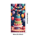 thumbnail image 2 of Colorful Balloon Birthday Party Decor Cake Banner Celebration Decoration for Kids Event Indoor Celebration, 2 of 7
