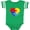 Football Green and White, variant on Inktastic Autism Puzzle Heart Boys or Girls Baby Bodysuit