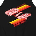 thumbnail image 3 of Hot Wheels - Valentine's You Make My Heart Race - Men's Jersey Tank Top, 3 of 5