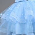thumbnail image 4 of Mercatoo Kids Girl Sleeveless Dress Summer Round Neck A Line Flowy Princess Dress Piano Concert Wedding Party Dress, 4 of 7
