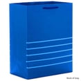 thumbnail image 2 of Hallmark 11" Large Blue Gift Bags (Pack of 3) for Hanukkah, Christmas, Birthdays, Graduations, Father's Day, Baby Showers, Bridal Showers, Weddings, Care Packages, 2 of 2