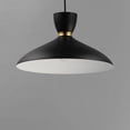 thumbnail image 2 of 11304BKSBR-Maxim Lighting-Carillon - 1 Light Pendant-8.75 Inches Tall and 15.75 Inches Wide-Black/Satin Brass Finish    -Traditional Installation, 2 of 5