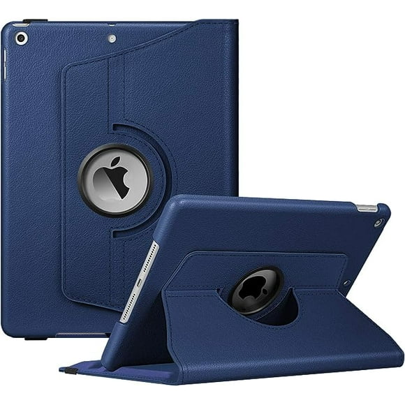 Rotating Case for iPad Mini 6 (6th Generation 8.3 Inch) - 360 Degree Swiveling Stand Protective Back Cover, Auto Wake/Sleep Feature for iPad Mini 6 2021 Model - Blue