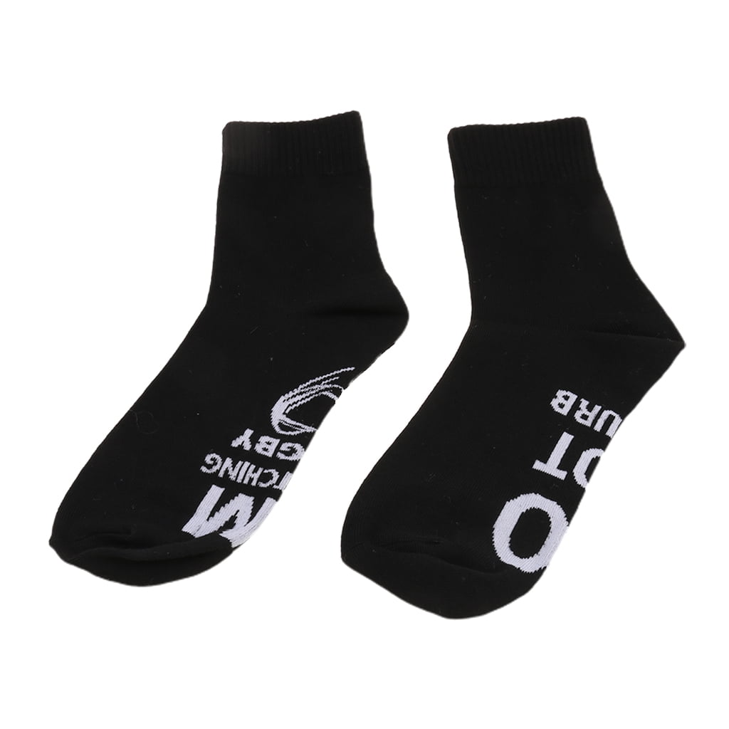 do not disturb Novelty socks tv socks black socks