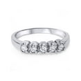 thumbnail image 2 of 1/4ct Diamond Wedding White Gold Guard Stacker Ring, 2 of 2