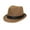 A01-Coffee, variant on FYDUU Toddler Children Kids Boys Girls Summer Casual Breathable Straw Hat Hat Short Brim Sun Hat Handsome Fashion One Size