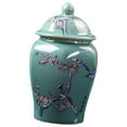 thumbnail image 3 of GUOOL Ceramic Ginger Jar Flowerpot Tea Canister Container Candy Jar Table Centerpieces S, 3 of 9