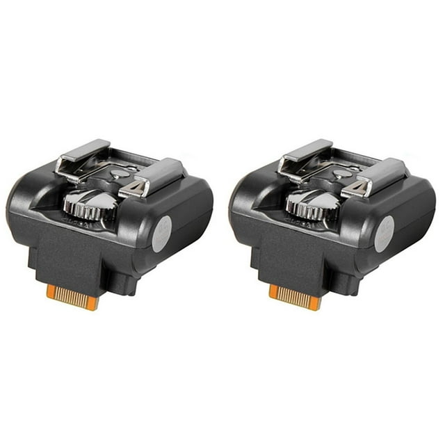 2X Adaptador de Disparador de Flash Plateado para Cámaras NEX-3/C3/F3 NEX-5/5N/5R/5C/5T (Negro)