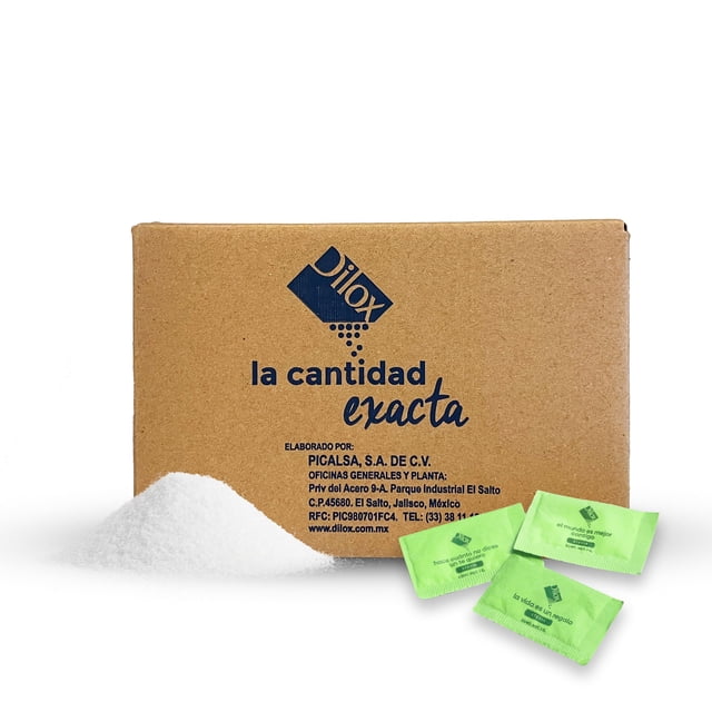 DILOX Stevia 1000 Sobres de 1g | Endulzante Natural Sin Calorías para Bebidas y Cafe | Alternativa Saludable al Azucar con Sabor Suave y Sin Regusto