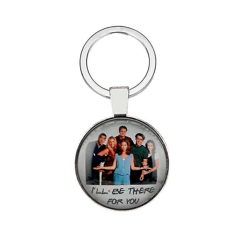 Friends TV Central Perk Logo Rubber Keychain - Official Licensed 6cm Keyring, Multi