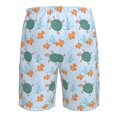 thumbnail image 6 of Naloa Turtles And Goldfish Men's Beach Shorts, Surfing shorts, Swim trunks, Quick Dry Swim Trunks for Surfing Beach Fun - XX-Large, 6 of 9