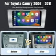 thumbnail image 2 of 9 inch Wireless Car Radio for Toyota Camry 2006 -2011 CarPlay Android Auto Touch Screen Car Stereo with Backup Camera, 2 of 20