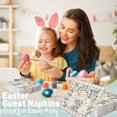 thumbnail image 4 of wqlpp-80Pcs Easter Paper Napkins Bunny Rabbit Buffalo Plaid Disposable Napkins Spring Bunnies Eucalyptus Vine Checkered Luncheon Dinner Napkins for Birthday Dining Party Supplies Table Decor, 4 of 4