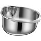 thumbnail image 1 of Stainless Steel Rice Strainer Rice Cleaning Strainer Rice Washing Sifter Kitchen Fruits Washing Basket, 1 of 3