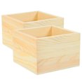 thumbnail image 1 of 2pcs Wooden Box Pantry Organizer Storage Box Cabinet Organizers Seasoning Container, 1 of 8