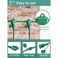 thumbnail image 4 of Cable de extensión para exteriores Niuyhe de 25 pies con 6 enchufes, verde, 4 of 7