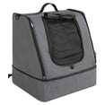 thumbnail image 3 of Portable Cat Travel Litter Box with Zipped Waterproof Bag,No Collapse with Hard Base Insert at Bottom, No Leakage, No Smell, Easy to Carry, Easy to Use in Hotels, Car Gray, 3 of 7