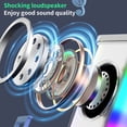 thumbnail image 2 of Usloyux Wireless Outdoor Speaker Prime Day Deals, Portable Karaoke Colorful Light Wireless Speakers K-Song With Microphone 15W High Power Hifi Stereo Sound Subwoofer Bluetooth Speakers 4000Ma Large, 2 of 7