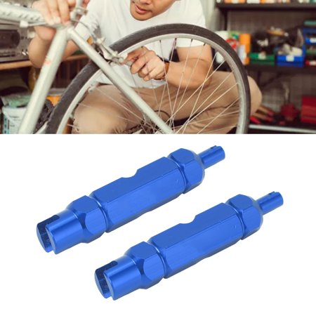 

Domqga Tire Nozzle Wrench Valve Core Tool Double Head Valve Core Remover Wrench Durable For American Valves For Detachable French Valves