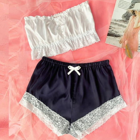 

Kayannuo Lingerie For Women Clearance Women Elegant Fashion Sexy Lingerie White Lace Gauze Underwear Suit