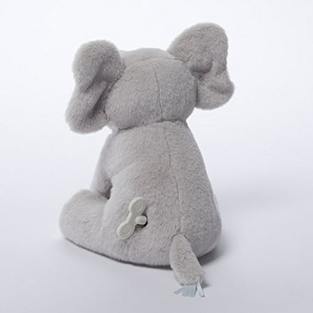Gund Baby Bubbles Elephant Keywind Musical Plush, Gray, 8.5"