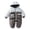 Blue-k7BIC, variant on OJSFQUFP Baby Winter Snowsuit Hooded Padded Jumpsuit Color Block Cute Pocket Design Warm Cold Weather for Toddler Boys Girls