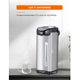 thumbnail image 4 of Commercial Chef Electric Hot Water Dispenser, 730W Stainless Steel Water Boiler with 5.8 Qt. Capacity, Chlorine Removal, CHHWD10B, Stainless/Black, 4 of 8